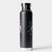KITSUNE Fuchs-Maske - Benutzerdefinierter Name Trinkflasche (Links)