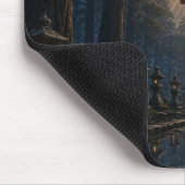 Kitsune-Fuchs-Tor Dark Realism Mousepad (Ecke)