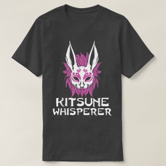 Kitsune Japanese Culture Fox Art Whisperer Animal T-Shirt (Design vorne)