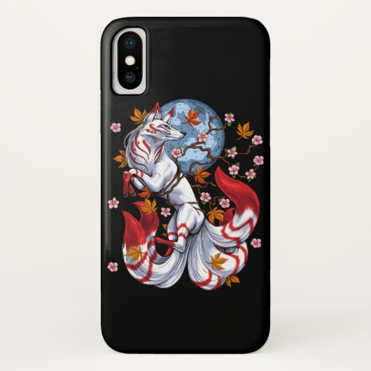 Kitsune Japanese Fox Case-Mate iPhone Hülle (Rückseite)