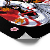 Kitsune Japanese Fox Poster (Ecke)