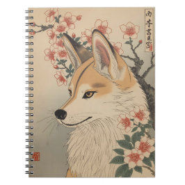 Kitsune & Kirschblüte Notizblock