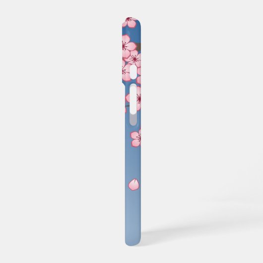 Kitsune Kokeshi Doll - Black Fox Geisha Girl iPhone 16 Hülle (Linke Seite)