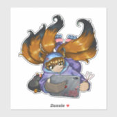 Kitsune Life Aufkleber (Blatt)