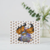 Kitsune Life Postkarte (Stehend Vorderseite)