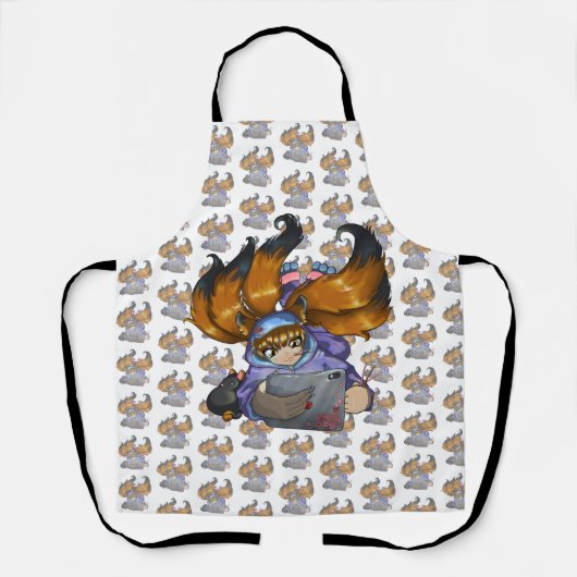 Kitsune Life Schürze (Vorderseite)