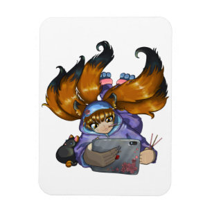 Kitsune Magnet