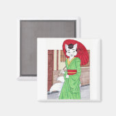 Kitsune Magnet (Vorderseite/Rückseite)