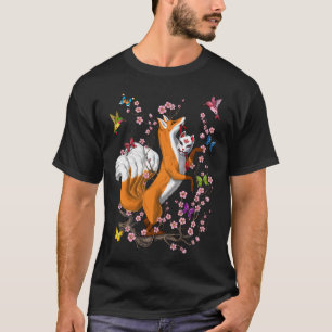 Kitsune Neunschwänziger Fuchs T-Shirt