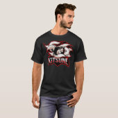 Kitsune Nine Tailing Fox Esport-Logo T-Shirt (Vorne ganz)