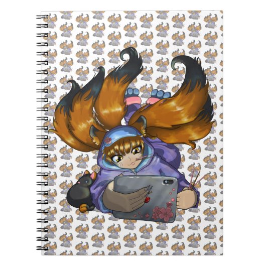 Kitsune Notizblock (Vorderseite)