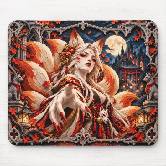Kitsune, Paper Cut Monster Mousepad (Vorne)
