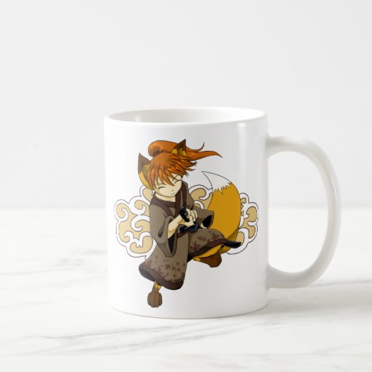 Kitsune Samurai-Tasse Kaffeetasse (Rechts)