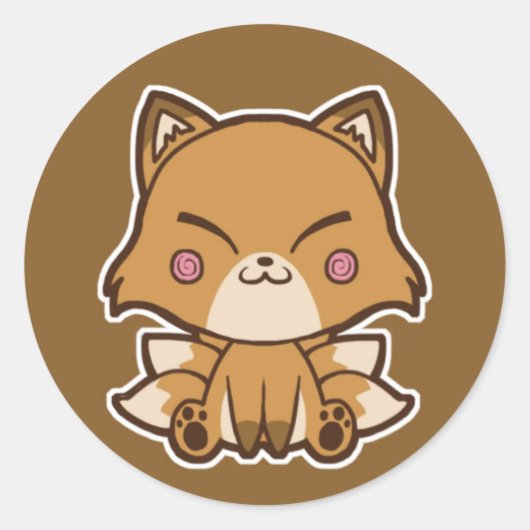 Kitsune Sticker (Vorderseite)