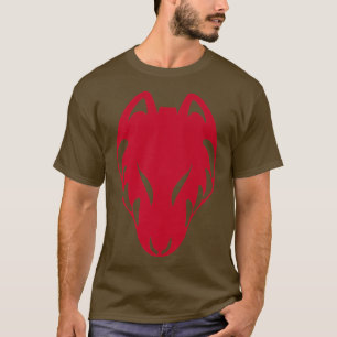 Kitsune, traditionelle japanische Masken, stilisie T-Shirt