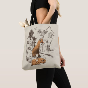 Kitsune - Traditionelles japanisches Streetwear-De Tasche