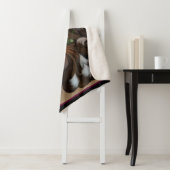 Kitsune und Columbine-Blume Sherpadecke (Beispiel)