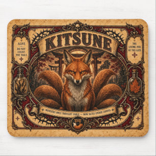 Kitsune, Vintage-Zirkus-Monster Mousepad