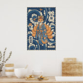 Kitsune-Wandkunst japanisches Fuchs-Design - Fette Poster (Küche)