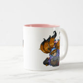 Kitsune Zweifarbige Tasse (VorderseiteRechts)