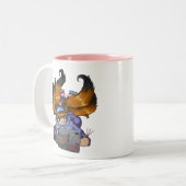 Kitsune Zweifarbige Tasse (Vorderseite Links)