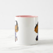Kitsune Zweifarbige Tasse (Mittel)
