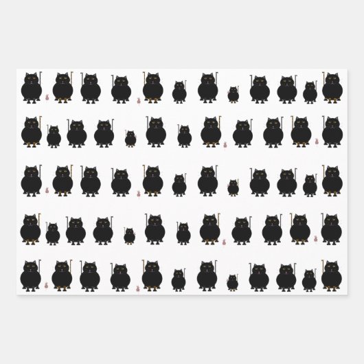 Kitt Katt Wrapping Paper Sheets Geschenkpapier Set (Vorderseite 2)