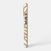 Kitt Neutral Zebra iPhone 16 Hülle (Linke Seite)