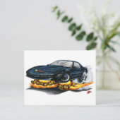 Kitt Pontiac Trans Am Postkarte (Stehend Vorderseite)