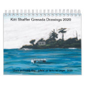 Kitt Shaffer 2020 Grenada Zeichenkalender Kalender (Titelbild)