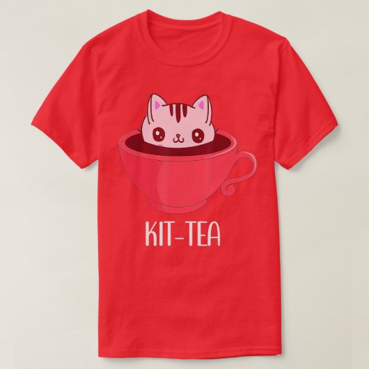KitTea Katze Tasse Kit Tee Cup Niedlich für Katze (Design vorne)