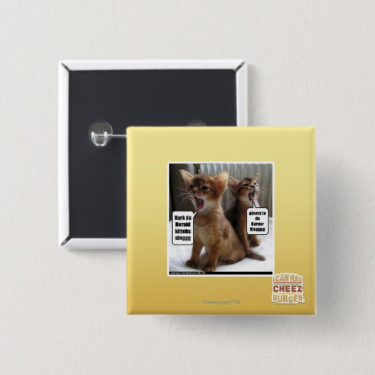 Kitteh Liede Button (Vorne & Hinten)