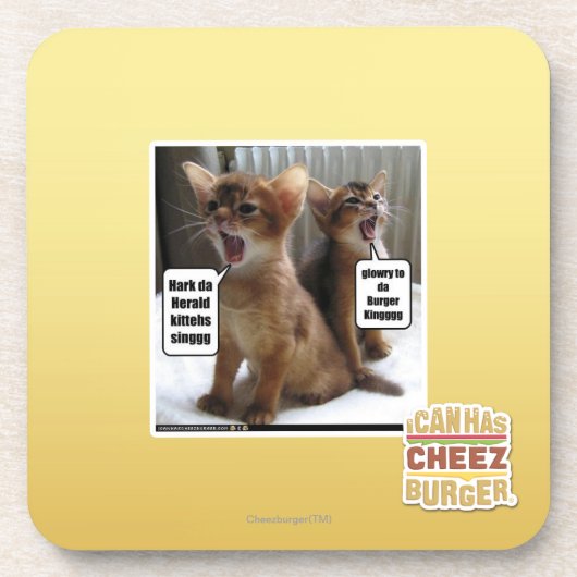 Kitteh Liede Untersetzer (Vorderseite)