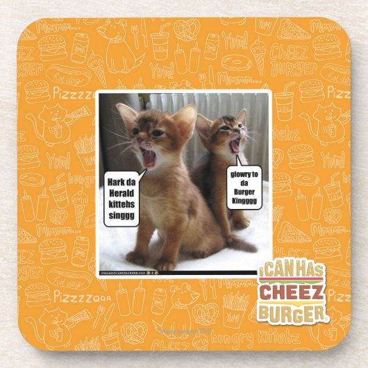 Kitteh Liede Untersetzer (Vorderseite)