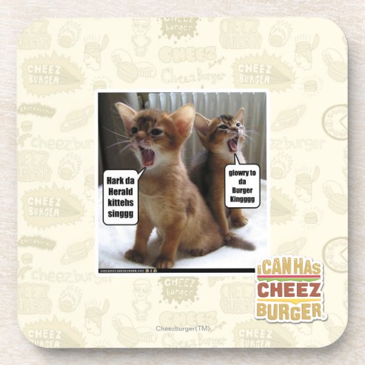 Kitteh Liede Untersetzer (Vorderseite)