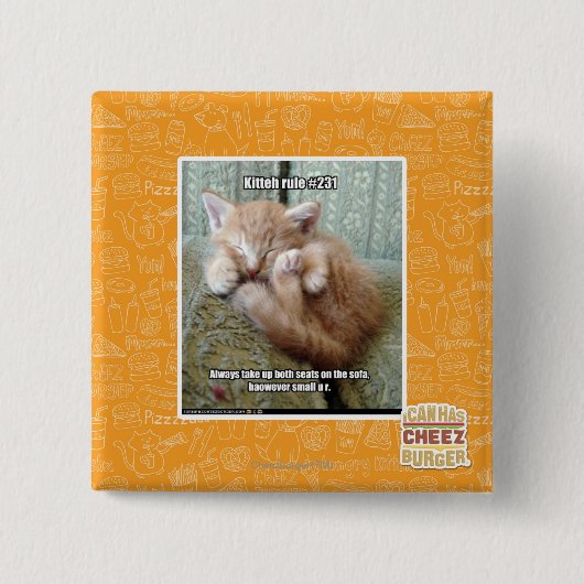 Kitteh Regel #231 Button (Vorderseite)