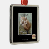 Kitteh-Regel #231 Ornament Aus Metall (Rechts)