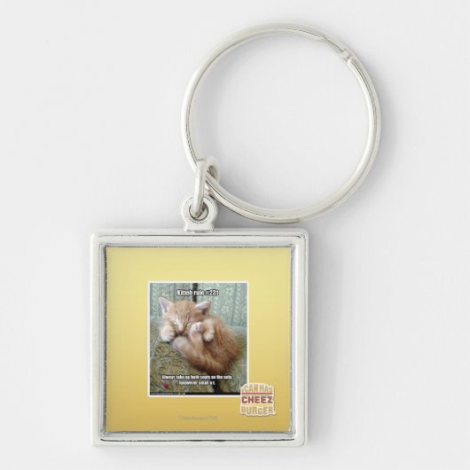 Kitteh Regel #231 Schlüsselanhänger (Vorne)