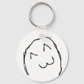 Kitteh Smile Troll Schlüsselanhänger (Vorderseite)