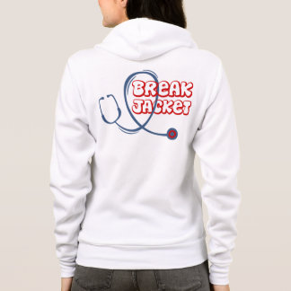 Kittel zerbrechen - Medizinisches Stethoskop 1 Hoodie