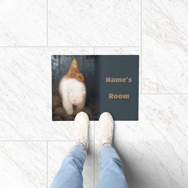 Kittelsen - White-Bar King Valemon Fußmatte (Indoor)