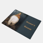 Kittelsen - White-Bar King Valemon Fußmatte (Schrägansicht)