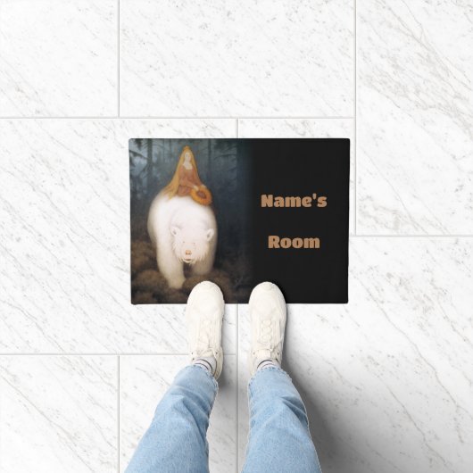 Kittelsen - White-Bar King Valemon Fußmatte (Indoor)