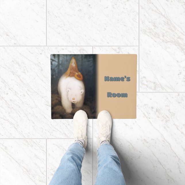 Kittelsen - White-Bar King Valemon Fußmatte (Indoor)