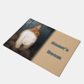 Kittelsen - White-Bar King Valemon Fußmatte (Schrägansicht)