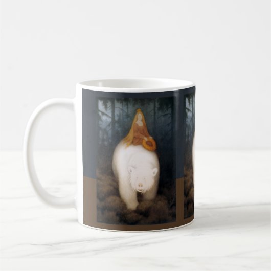 Kittelsen - White-Bar King Valemon Kaffeetasse (Links)