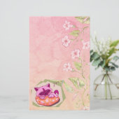 Kitten-4 Stationery Briefpapier (Stehend Vorderseite)