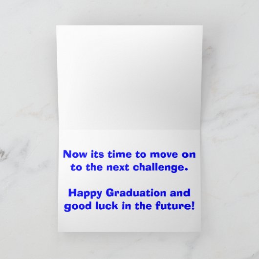 Kitten Abschluss Karte (Innenseite)