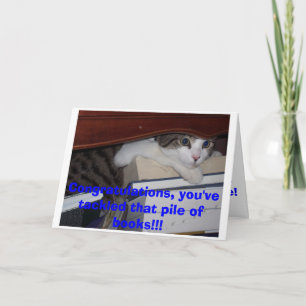 Kitten Abschluss Karte