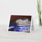 Kitten Abschluss Karte (Vorderseite)